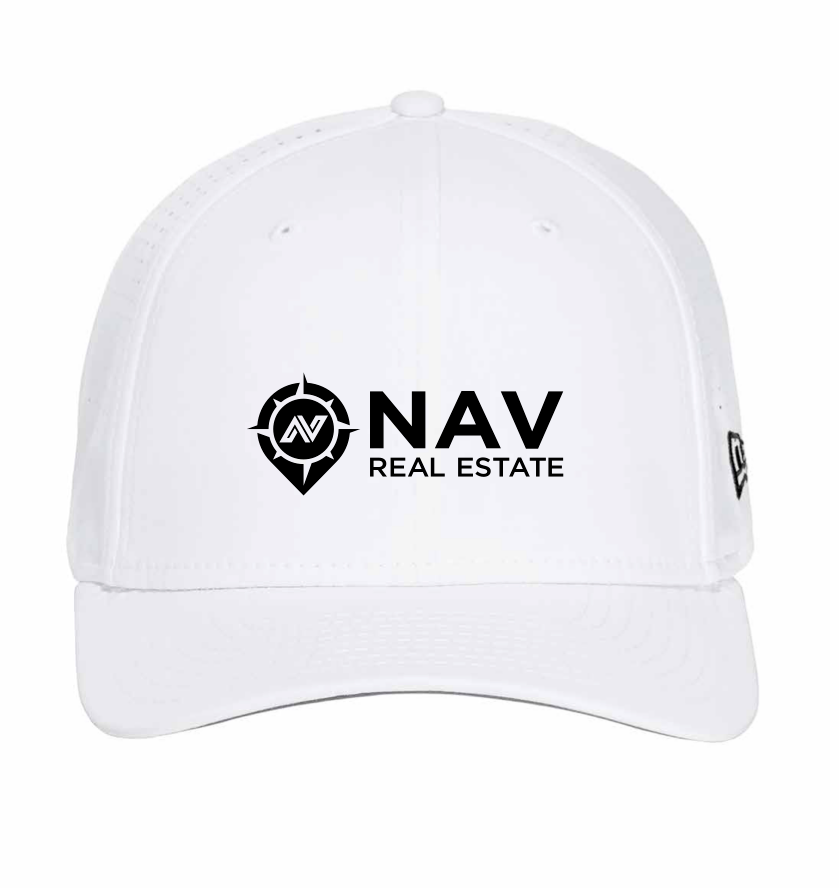 White NAV Trucker Hat